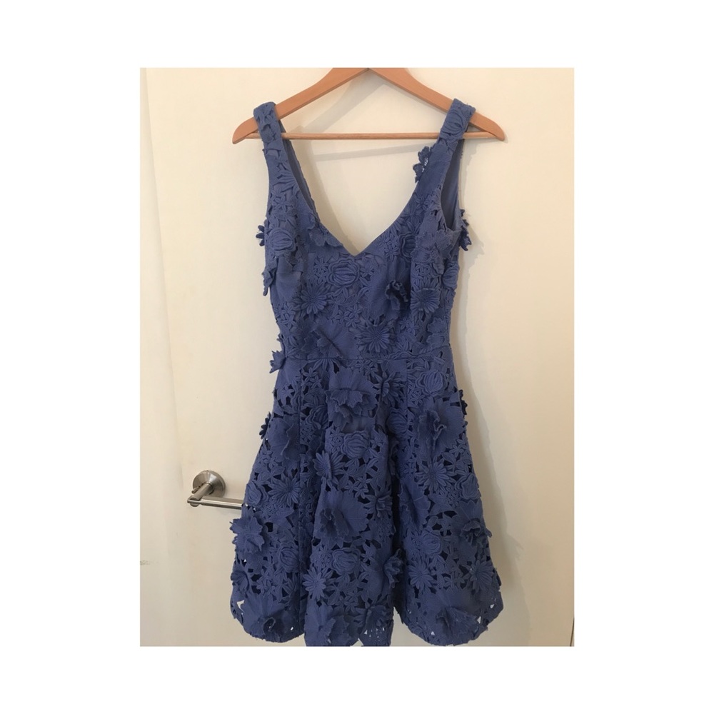 Nicole Miller Collection Blue Cocktail Dress
